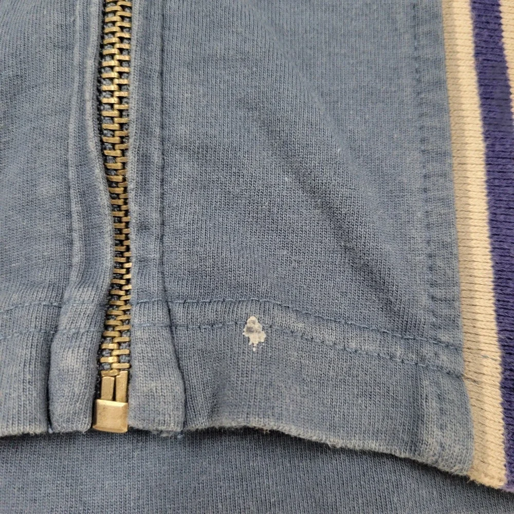 Urban Outfitters retro full-zip blue and gray cardigan‎ size M